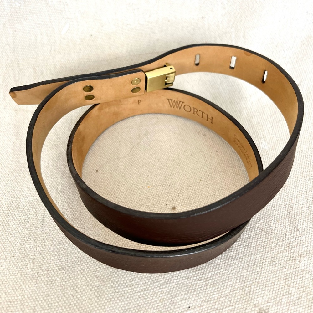 Worth Leather Belt - Picture 3 of 4